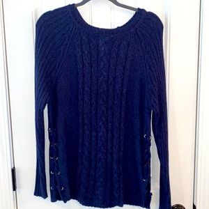 Alya - Navy Sweater - Size Large